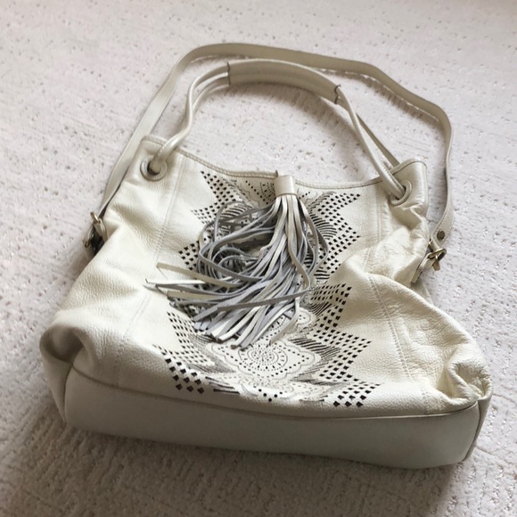 Ella Moss Handbags - Ella Moss cream colored leather